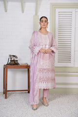 PRET Embroidered Chikankari - 3 PC