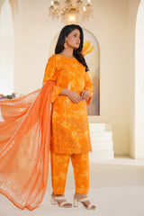 Amber Glow – Embroidered Lawn Ready to Wear 3PC