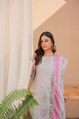 3 PC - Embroidered Karandi Pret