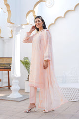 3 PC - Embroidered Lawn Suit