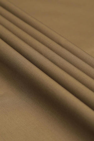 Premium wash and wear fabric light brown - Threads & Weaves men's unstitched