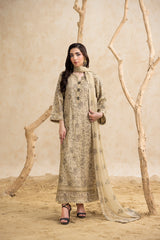 Sapphire Sand 3-Pc's Embroidered Ready to Wear