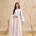 White 3-Pc's Embroidered Ready to Wear