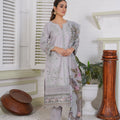 Pret embroidered chikankari 3-piece - ready to wear - Threads & Weaves
