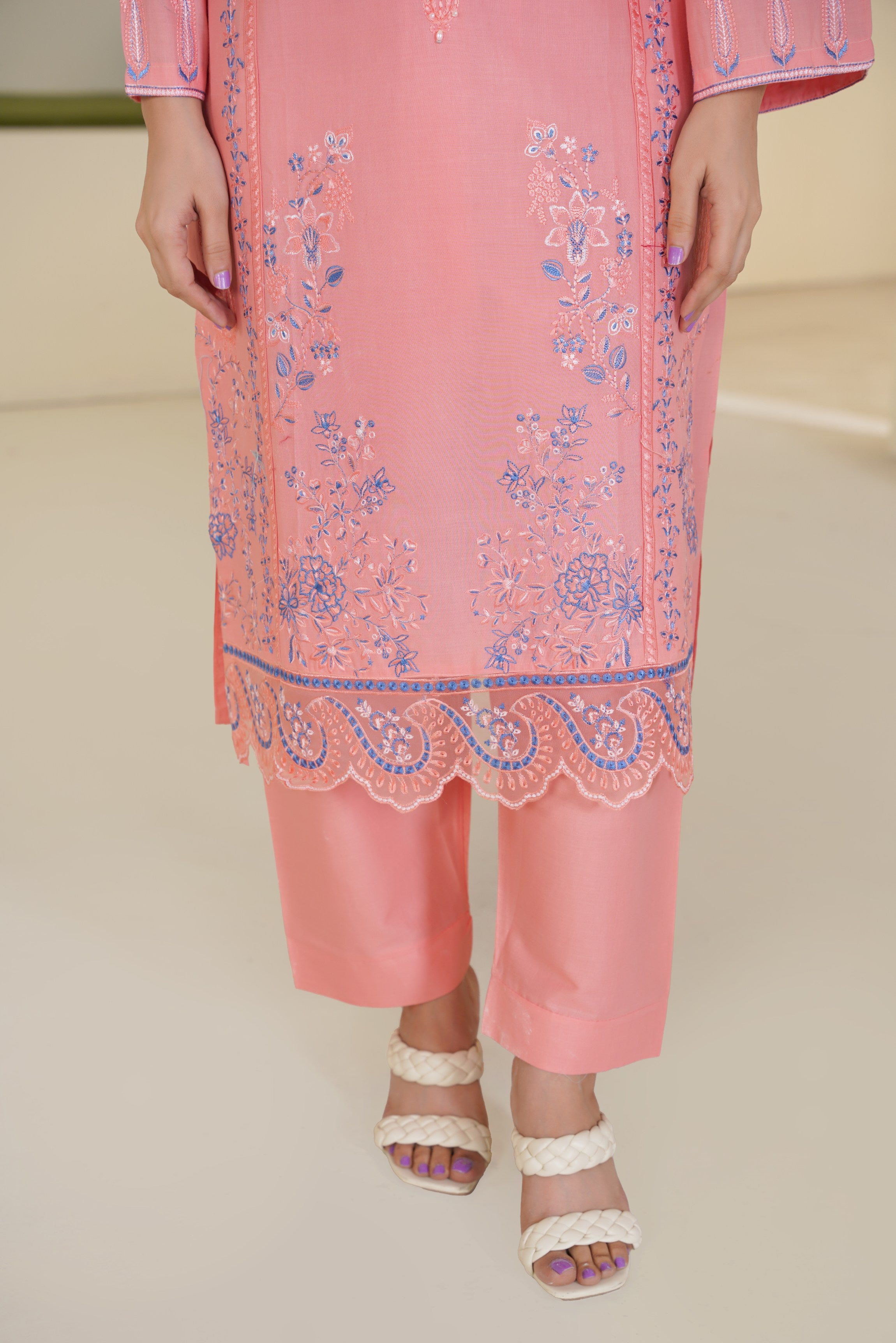 Peach Blossom – Lawn Ready to Wear 3PC