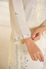 Ivory Breeze – Embroidered Lawn Ready to Wear 3PC