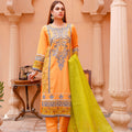 Embroidered lawn dress - ready to wear 3-piece - Threads & Weaves
