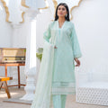 Unstitched embroidered lawn suit L23210 - Threads & Weaves