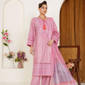 Blush pink embroidered lawn pret suit - ready to wear - Threads & Weaves