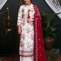 Unstitched embroidered lawn suit L23201 - Threads & Weaves