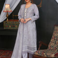 Unstitched embroidered lawn suit L23208 - Threads & Weaves